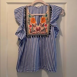 THML sleeveless blouse